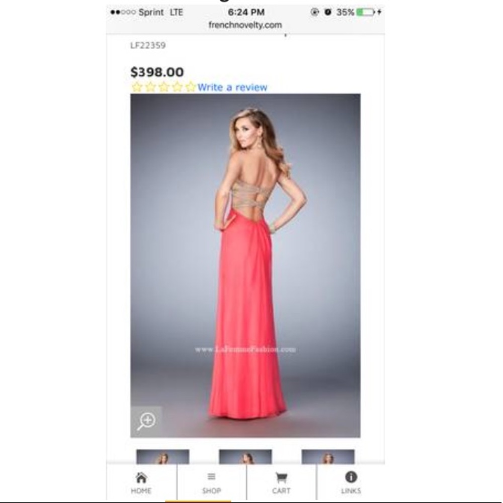 Beautiful La Femme Prom Dress